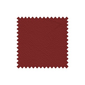 Canapé 3 places en 100% tout cuir épais italien vachette HAMBOURG, couleur rouge foncé