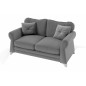 Canapé 2 places convertible en tissu de qualité TOMY, gris Canapé 2 places convertible en tissu de qualité TOMY, gris