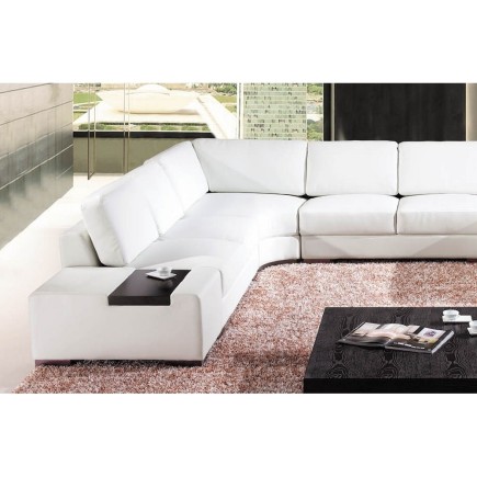 Canapé d'angle ALMERA en 100% cuir haut de gamme italien vachette Vénésetti. Tout cuir supérieur luxe (tour de caisse en cuir ég