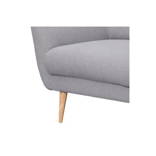 Canapé en tissu luxe 3 places, TRENDY gris clair