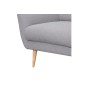 Canapé en tissu luxe 3 places, TRENDY gris clair Canapé en tissu luxe 3 places, TRENDY gris clair