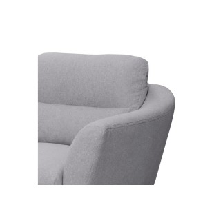 Canapé en tissu luxe 3 places, TRENDY gris clair