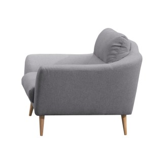 Canapé en tissu luxe 2 places, TRENDY gris clair