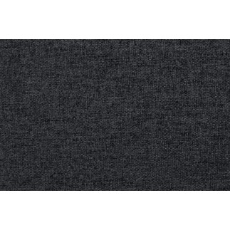 Canapé en tissu luxe 3 places, TRENDY noir (gris très sombre)
