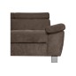 - Canapé d'angle en velours luxe 5 places LUGO chocolat, angle gauche, Chocolat clair - Canapé d'angle en velours luxe 5 places LUGO chocolat, angle gauche, Chocolat clair