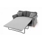 Canapé 2 places convertible en tissu de qualité TOMY, vert Canapé 2 places convertible en tissu de qualité TOMY, vert
