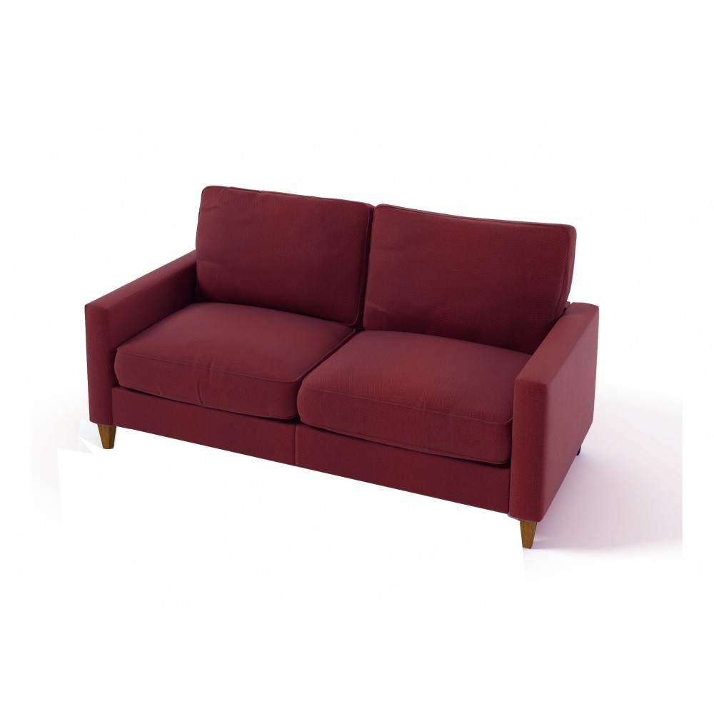 Canapé 3 places en tissu de qualité SWEDEN, fuschia Canapé 3 places en tissu de qualité SWEDEN, fuschia