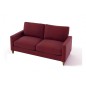 Canapé 3 places en tissu de qualité SWEDEN, fuschia Canapé 3 places en tissu de qualité SWEDEN, fuschia