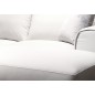 Canapé d'angle en cuir italien 5 places ENZO, blanc, angle droit Canapé d'angle en cuir italien 5 places ENZO, blanc, angle droit