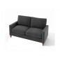 Canapé 2 places en tissu de qualité SWEDEN, gris Canapé 2 places en tissu de qualité SWEDEN, gris