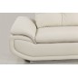 Canapé d'angle en cuir buffle italien de luxe 6/7 places BELLALIGNA, blanc cassé, angle droit Canapé d'angle en cuir buffle italien de luxe 6/7 places BELLALIGNA, blanc cassé, angle droit