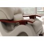 Ensemble composé d'un canapé 2 places et d'un fauteuil en cuir luxe haut de gamme, TENTATION. Gris clair Ensemble composé d'un canapé 2 places et d'un fauteuil en cuir luxe haut de gamme, TENTATION. Gris clair