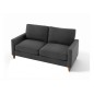 Canapé 3 places en tissu de qualité SWEDEN, gris Canapé 3 places en tissu de qualité SWEDEN, gris