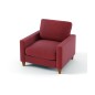 Fauteuil 1 place en tissu de qualité SWEDEN, fuschia Fauteuil 1 place en tissu de qualité SWEDEN, fuschia