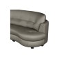 Canapé en cuir italien de luxe 5/6 places BRETINI gris foncé, côté accoudoir droit Canapé en cuir italien de luxe 5/6 places BRETINI gris foncé, côté accoudoir droit