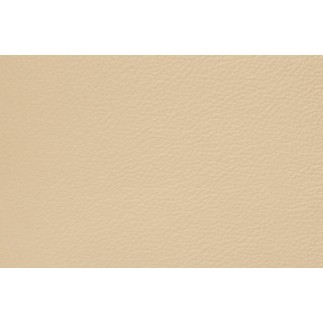 Canapé en cuir italien de luxe 5/6 places BRETINI beige, côté accoudoir gauche