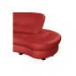 Canapé en cuir italien de luxe 5/6 places BRETINI rouge foncé, côté accoudoir gauche Canapé en cuir italien de luxe 5/6 places BRETINI rouge foncé, côté accoudoir gauche