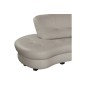 Canapé en cuir italien de luxe 5/6 places BRETINI gris clair, côté accoudoir droit Canapé en cuir italien de luxe 5/6 places BRETINI gris clair, côté accoudoir droit