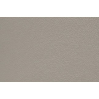 Canapé en cuir italien de luxe 5/6 places BRETINI gris clair, côté accoudoir droit