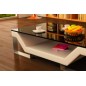 Table basse ELINI design Beige. Exceptionnel modèle aux lignes tendances Table basse ELINI design Beige. Exceptionnel modèle aux lignes tendances