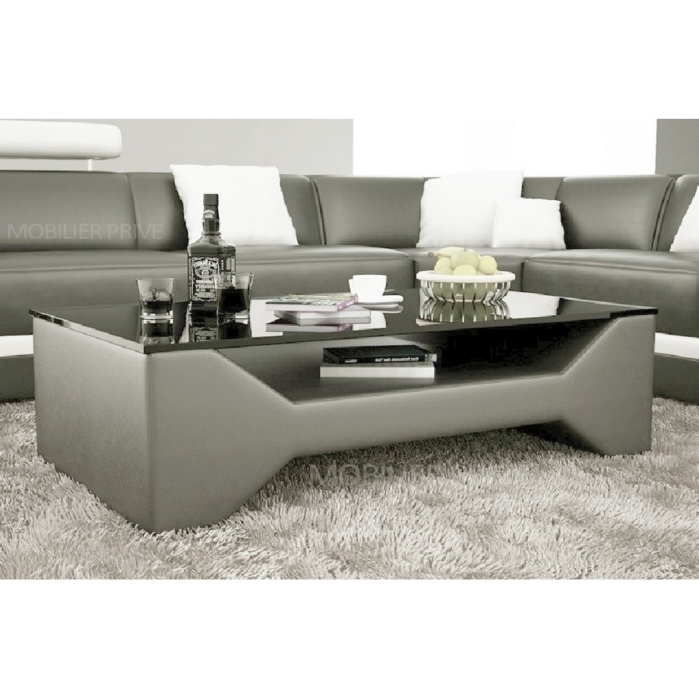 Table basse design LINA, gris foncé Table basse design LINA, gris foncé