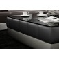 Table basse design ZEINA, Noir et gris foncé Table basse design ZEINA, Noir et gris foncé