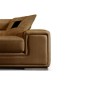 Ensemble GENEVA 2 pièces: canapé 3 places + 2 places en cuir luxe italien vachette, marron Ensemble GENEVA 2 pièces: canapé 3 places + 2 places en cuir luxe italien vachette, marron