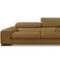 Ensemble GENEVA 2 pièces: canapé 3 places + 2 places en cuir luxe italien vachette, marron Ensemble GENEVA 2 pièces: canapé 3 places + 2 places en cuir luxe italien vachette, marron