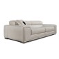 Ensemble GENEVA 2 pièces: canapé 3 places + 2 places en cuir luxe italien vachette, marron Ensemble GENEVA 2 pièces: canapé 3 places + 2 places en cuir luxe italien vachette, marron