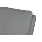 Canapé 2 places en 100% tout cuir italien vachette COMO, gris clair Canapé 2 places en 100% tout cuir italien vachette COMO, gris clair