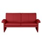 Canapé 2 places en 100% tout cuir italien vachette COMO, rouge foncé Canapé 2 places en 100% tout cuir italien vachette COMO, rouge foncé