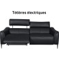 Canapé 2 places avec 2 relax en 100% tout cuir épais de luxe italien avec 2 relax électriques et 2 têtières électriques, MILAN, Canapé 2 places avec 2 relax en 100% tout cuir épais de luxe italien avec 2 relax électriques et 2 têtières électriques, MILAN,