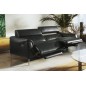 Canapé 3 places avec 2 relax en 100% tout cuir épais de luxe italien avec 2 relax électriques et 2 têtières électriques, MILAN, Canapé 3 places avec 2 relax en 100% tout cuir épais de luxe italien avec 2 relax électriques et 2 têtières électriques, MILAN,