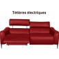 Canapé 3 places avec 2 relax en 100% tout cuir épais de luxe italien avec 2 relax électriques et 2 têtières électriques, MILAN, Canapé 3 places avec 2 relax en 100% tout cuir épais de luxe italien avec 2 relax électriques et 2 têtières électriques, MILAN,