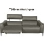 Canapé 3 places avec 2 relax en 100% tout cuir épais de luxe italien avec 2 relax électriques et 2 têtières électriques, MILAN, Canapé 3 places avec 2 relax en 100% tout cuir épais de luxe italien avec 2 relax électriques et 2 têtières électriques, MILAN,