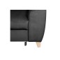 Canapé d'angle convertible en velours luxe 5 places, ASTERIA gris foncé, angle gauche Canapé d'angle convertible en velours luxe 5 places, ASTERIA gris foncé, angle gauche