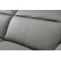 Ensemble avec 4 relax électriques, 2 canapés 2 places en cuir italien buffle TOPRELAX, gris foncé Ensemble avec 4 relax électriques, 2 canapés 2 places en cuir italien buffle TOPRELAX, gris foncé