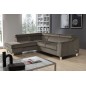 Canapé d'angle en velours luxe 5 places, ASHLEY, taupe, angle gauche (vu de face) Canapé d'angle en velours luxe 5 places, ASHLEY, taupe, angle gauche (vu de face)