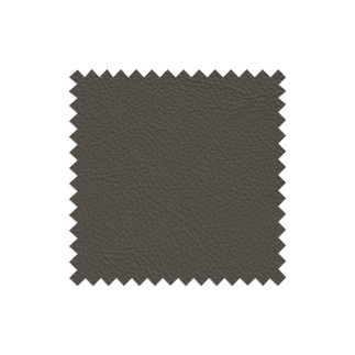 Canapé taille 2 places en 100% tout cuir épais de luxe italien, PERLA, anthracite