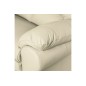 Canapé 2 places en 100% tout cuir italien vachette OSATIS, couleur beige Canapé 2 places en 100% tout cuir italien vachette OSATIS, couleur beige