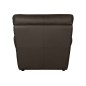 Fauteuil 1 place en 100% tout cuir italien vachette OSATIS, couleur chocolat Fauteuil 1 place en 100% tout cuir italien vachette OSATIS, couleur chocolat
