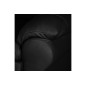 Fauteuil 1 place en 100% tout cuir italien vachette OSATIS, couleur noir