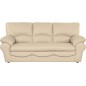Canapé 3 places convertible en 100% tout cuir italien vachette OSIRIS, couleur beige Canapé 3 places convertible en 100% tout cuir italien vachette OSIRIS, couleur beige