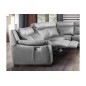 - Canapé d'angle relax et convertible en cuir épais de luxe italien avec relax électrique, 8 places BOSINI, gris, angle gauche - Canapé d'angle relax et convertible en cuir épais de luxe italien avec relax électrique, 8 places BOSINI, gris, angle gauche