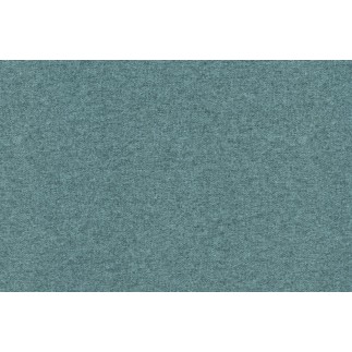 - Canapé d'angle convertible ARMEL en tissu luxe 5 places, turquoise, avec coffre, angle gauche (vu de face)