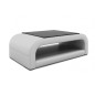 Table basse design JERSEY, blanche, 130×70×41 cm Table basse design JERSEY, blanche, 130×70×41 cm