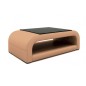 Table basse design JERSEY, beige, 130×70×41 cm Table basse design JERSEY, beige, 130×70×41 cm