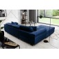 Canapé d'angle convertible ARMEL en tissu velours luxe 5 places, couleur bleu foncé, avec coffre, angle gauche (vu de face) Canapé d'angle convertible ARMEL en tissu velours luxe 5 places, couleur bleu foncé, avec coffre, angle gauche (vu de face)