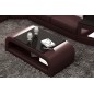 Table basse design JERSEY, chocolat, 130×70×41 cm Table basse design JERSEY, chocolat, 130×70×41 cm