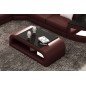 Table basse design JERSEY, chocolat, 130×70×41 cm Table basse design JERSEY, chocolat, 130×70×41 cm